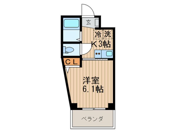 第７０シンエイビルの物件間取画像